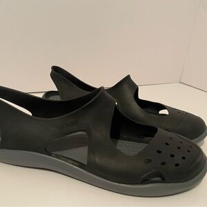 Crocs Swiftwater Wave sandals.